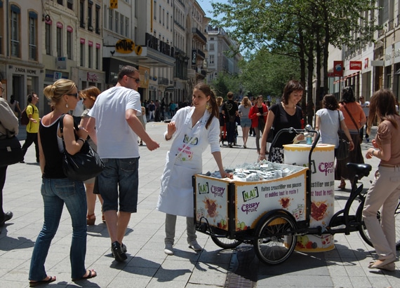 Opération de street marketing