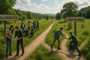 différence entre collaboration et coopération